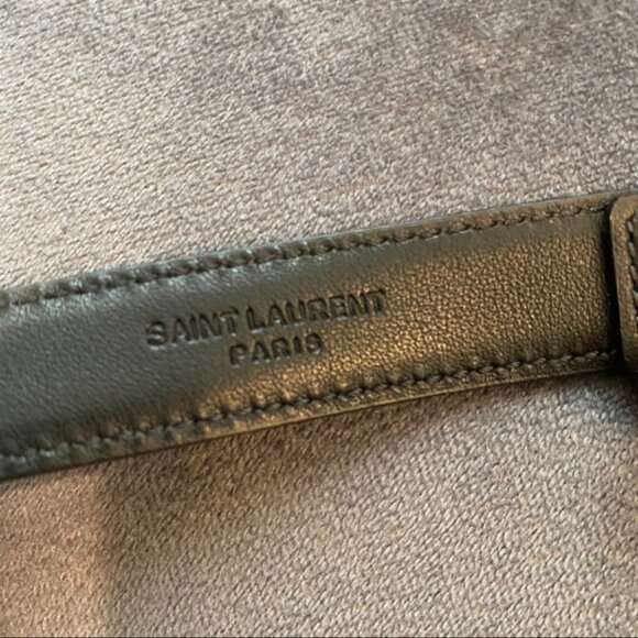 YSL Monogram Leather Belt - Picture 6 of 6